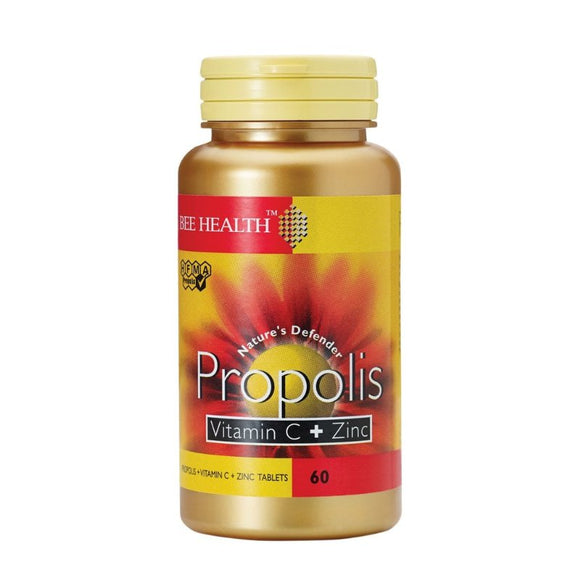 Bee Health Propolis With Vitamin C & Zinc 60 Tablets - O'Sullivans Pharmacy - Vitamins - 5028816001306