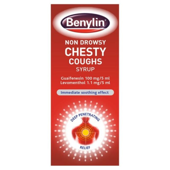 Benylin Chesty Non-Drowsy Cough Syrup 300ml - O'Sullivans Pharmacy - Medicines & Health - 3574661603346