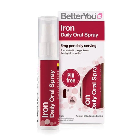 Better You Iron Daily 5mg Oral Spray 25ml - O'Sullivans Pharmacy