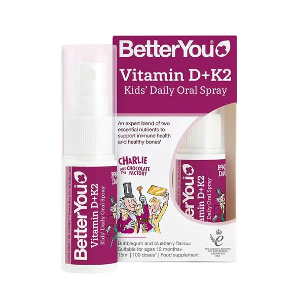 Better You Vitamin D + K2 Kids Oral Spray 15ml - O'Sullivans Pharmacy