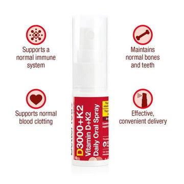 Better You Vitamin D3000 & K2 Oral Spray 12ml - O'Sullivans Pharmacy
