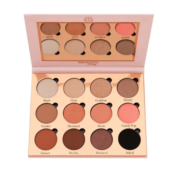 BiaBelle Bronzed Honey Eyeshadow Palette - O'Sullivans Pharmacy - Beauty - 5391534620013