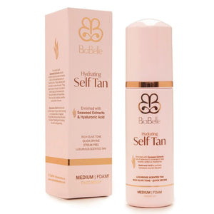 BiaBelle Hydrating Foam Tan Medium 150ml - O'Sullivans Pharmacy - Skincare - 5391534620914