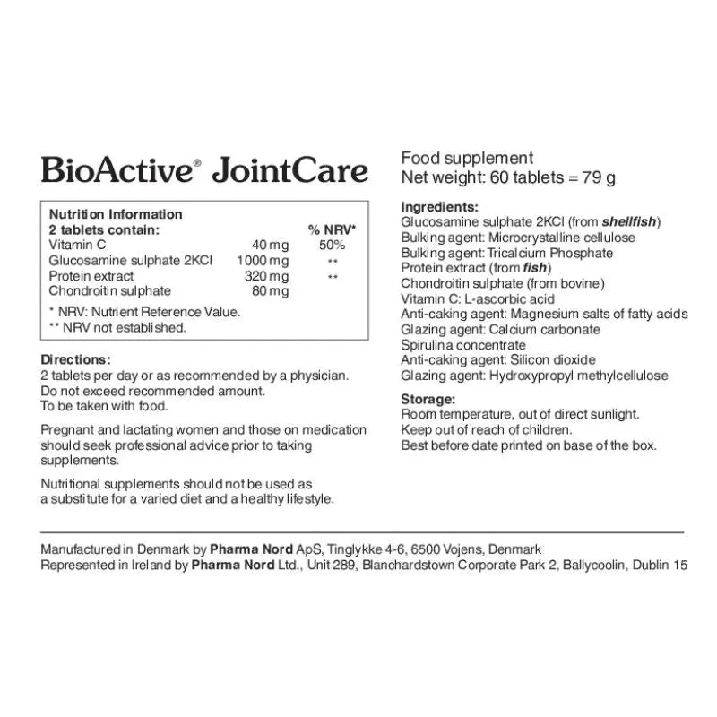 BioActive Jointcare Tablets 60 Pack | Joint Support