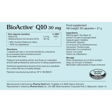 Bioactive Q10 30mg Capsules 30 Pack - O'Sullivans Pharmacy