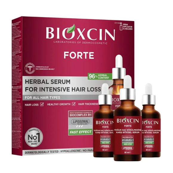 Bioxcin Forte Herbal Serum 50ml x 3 - O'Sullivans Pharmacy