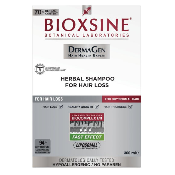 Bioxsine Shampoo For Normal Dry Hair 300ml - O'Sullivans Pharmacy - Toiletries - 8680512627777