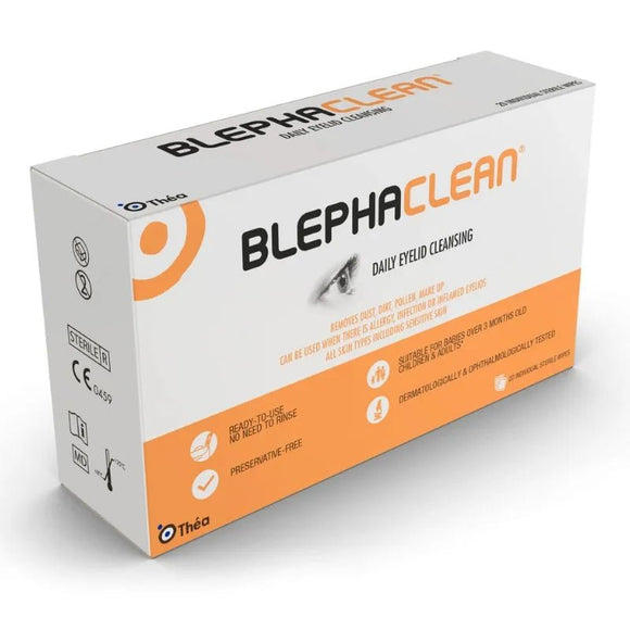 Blephaclean Wipes - Eyelid Sterile Clean 20 Pack - O'Sullivans Pharmacy
