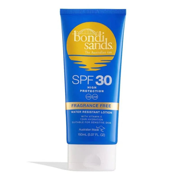 Bondi Sands Fragrance Free Sunscreen Lotion SPF30 150ml - O'Sullivans Pharmacy