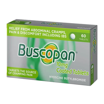 Buscopan 10mg Tablets 60 Pack - O'Sullivans Pharmacy