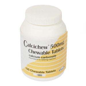 Calcichew 500mg Chewable Tablets 100 Pack - O'Sullivans Pharmacy - Vitamins - 5035382011332