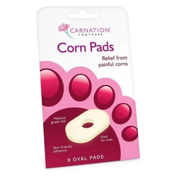 Carnation Oval Corn Pads 9 Pack - O'Sullivans Pharmacy