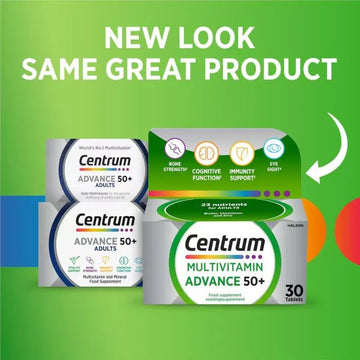 Centrum Advance 50+ Tablets 30 Pack - O'Sullivans Pharmacy