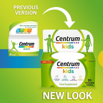 Centrum Kids Chewable Tablets 30 Pack - O'Sullivans Pharmacy - Vitamins - 5000309008269