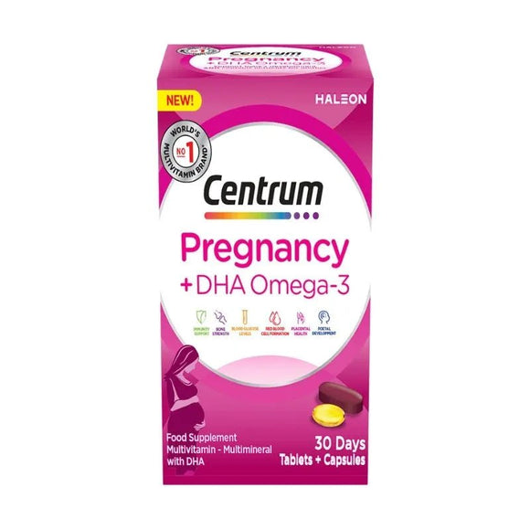 Centrum Pregnancy With Omega Tablets 30 Pack - O'Sullivans Pharmacy