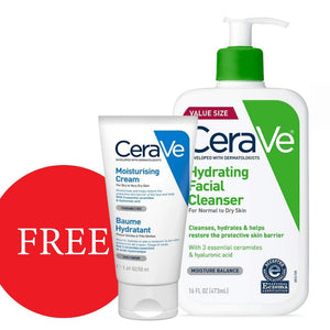 Cerave Hydrating Facial Cleanser Bundle - O'Sullivans Pharmacy - Skincare - 5051858786061