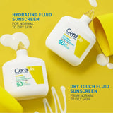 CeraVe Invisible Hydrating Fluid Sunscreen SPF 50+ 50ml - O'Sullivans Pharmacy
