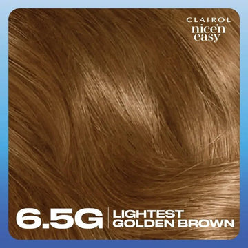 Clairol Nice n Easy 6.5G Lightest Golden Brown Permanent Hair Dye - O'Sullivans Pharmacy