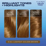 Clairol Nice n Easy 6.5G Lightest Golden Brown Permanent Hair Dye - O'Sullivans Pharmacy