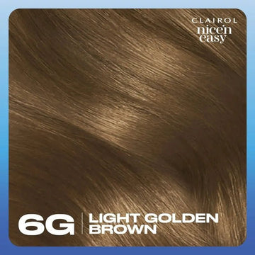 Clairol Nice n Easy 6G Light Golden Brown Permanent Hair Dye - O'Sullivans Pharmacy