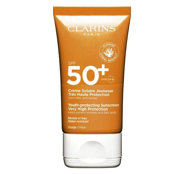 Clarins Suncare Face Cream SPF50+ 50ml - O'Sullivans Pharmacy
