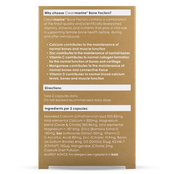 Cleanmarine Bone Factors 60 Capsules - O'Sullivans Pharmacy