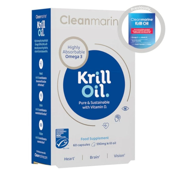 Cleanmarine Krill Oil Capsules 60 Pack - O'Sullivans Pharmacy - Vitamins - 5391500071337