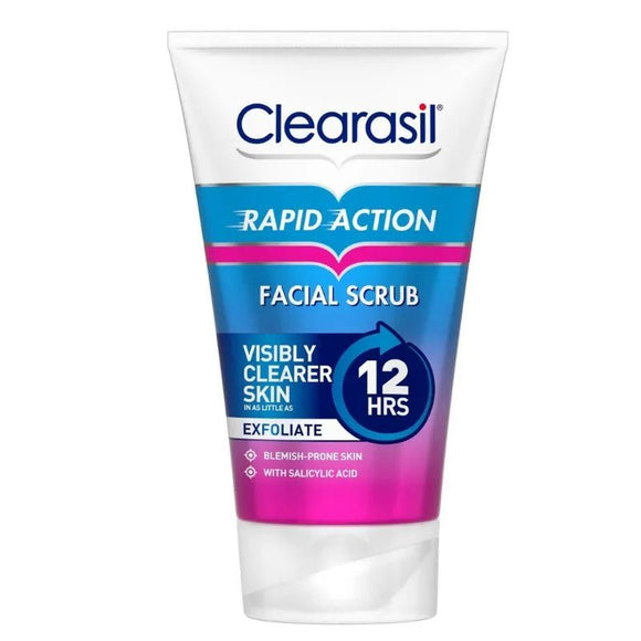 Clearasil Rapid Action Facial Scrub 125ml - O'Sullivans Pharmacy