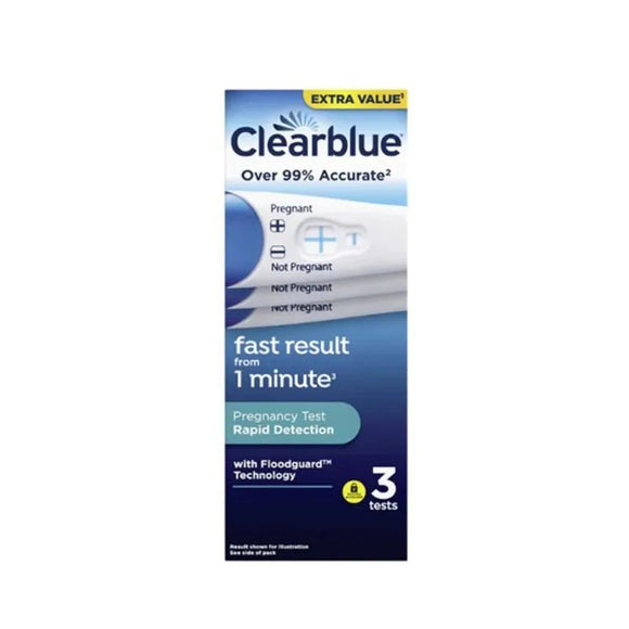 Clearblue Pregnancy Test Rapid Detection 3 Tests - O'Sullivans Pharmacy