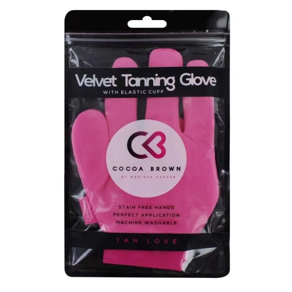 Cocoa Brown Finger Velvet Tanning Glove - O'Sullivans Pharmacy