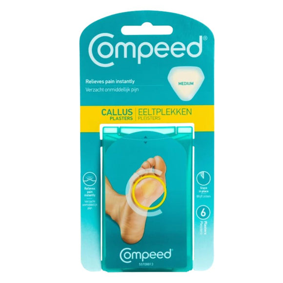 Compeed Callus Medium Plasters 6 Pack - O'Sullivans Pharmacy - Skincare - 5708932006934