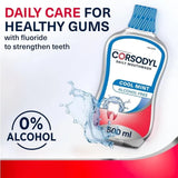Corsodyl Daily Cool Mint Alcohol Free Mouthwash 500ml - O'Sullivans Pharmacy