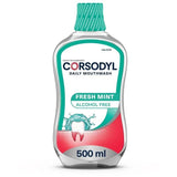 Corsodyl Daily Fresh Mint Alcohol Free Mouthwash 500ml - O'Sullivans Pharmacy