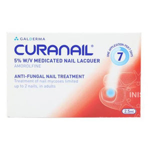 Curanail 5% Medicated Nail Lacquer 2.5ml - O'Sullivans Pharmacy - Medicines & Health - 5020465200581