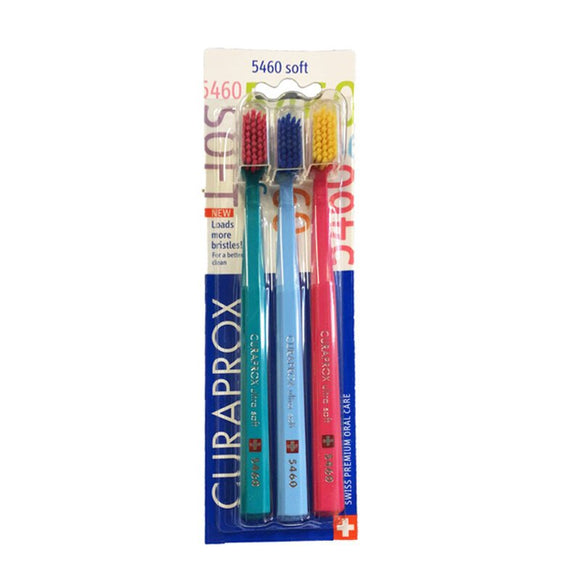 Curaprox 5460 Sensitive Soft Triple Pack Toothbrush - O'Sullivans Pharmacy - Toiletries - 7612412425925