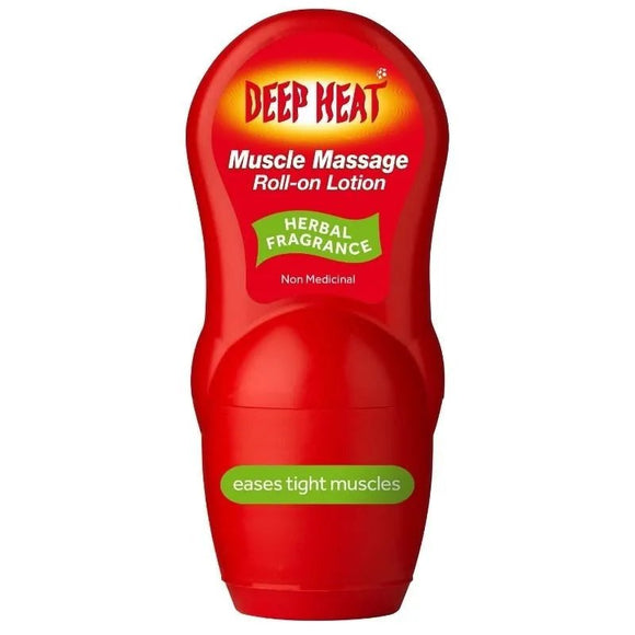 Deep Heat Muscle Massage Roll On Lotion 50ml - O'Sullivans Pharmacy