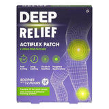 Deep Relief Actiflex Patch 4 Pack - O'Sullivans Pharmacy