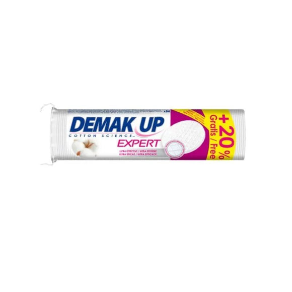 Demak Up Expert Round Cotton Pads 84 Pack - O'Sullivans Pharmacy