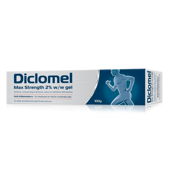 Diclomel Max Strength 2% w/w Gel 100g - O'Sullivans Pharmacy