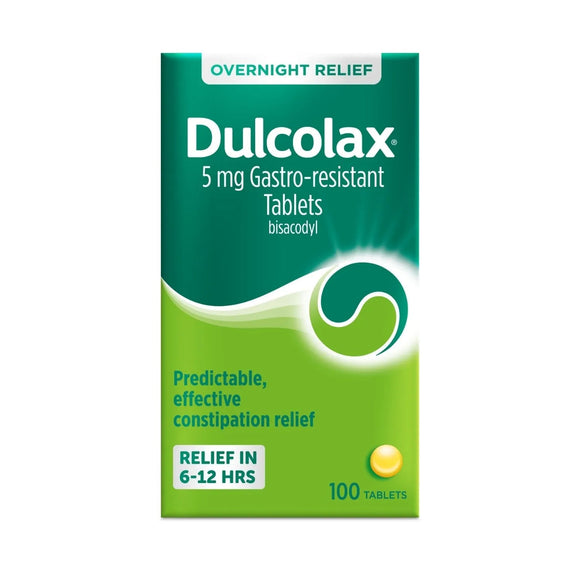 Dulcolax 5mg Tablets 100 Pack - O'Sullivans Pharmacy