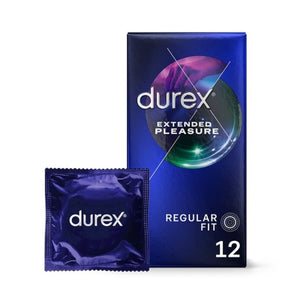 Durex Extended Pleasure Condoms 12 Pack - O'Sullivans Pharmacy - Medicines & Health - 5052197036428