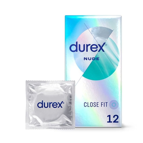 Durex Nude Ultra Thin Close Fit Condoms 12 Pack - O'Sullivans Pharmacy - Medicines & Health - 5011417587614