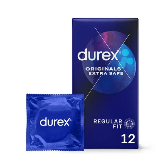 Durex Originals Extra Safe Condoms 12 Pack - O'Sullivans Pharmacy