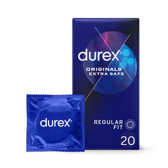 Durex Originals Extra Safe Condoms 20 Pack - O'Sullivans Pharmacy - Medicines & Health - 5052197045574