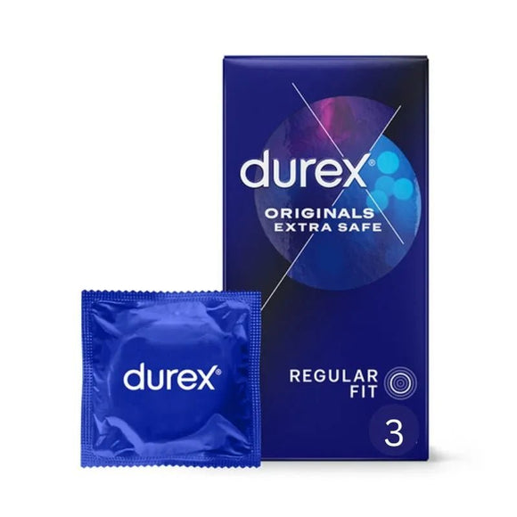 Durex Originals Extra Safe Condoms 3 Pack - O'Sullivans Pharmacy