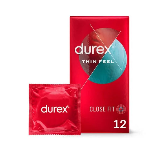 Durex Thin Feel Close Fit Condoms 12 Pack - O'Sullivans Pharmacy