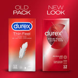 Durex Thin Feel Regular Condoms 12 Pack - O'Sullivans Pharmacy - Medicines & Health - 5052197045277