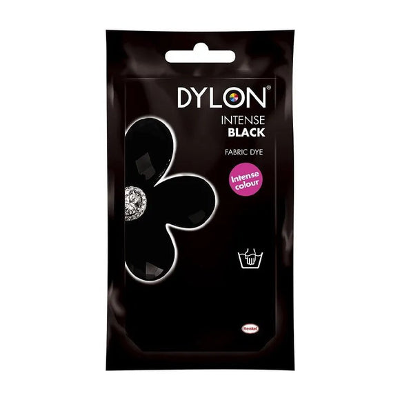 Dylon Hand Dye Sachet Intense Black 12 50g - O'Sullivans Pharmacy