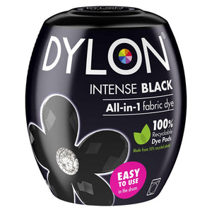 Dylon Pod Intense Black Machine Dye 12 350g - O'Sullivans Pharmacy - Home - 5000325047167