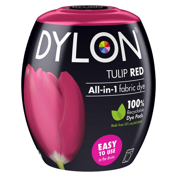 Dylon Pod Tulip Red Machine Dye 36 350g - O'Sullivans Pharmacy - Home - 5000325047259